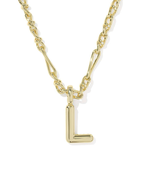 Kendra Scott Bubble Letter Short Pendant Necklace