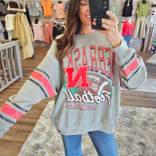 Nebraska Langford Fleece Crew