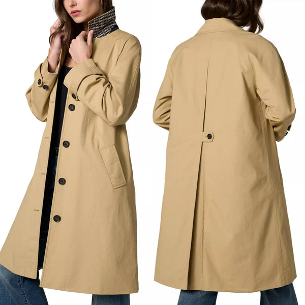 Liverpool Raglan Coat with Pleat