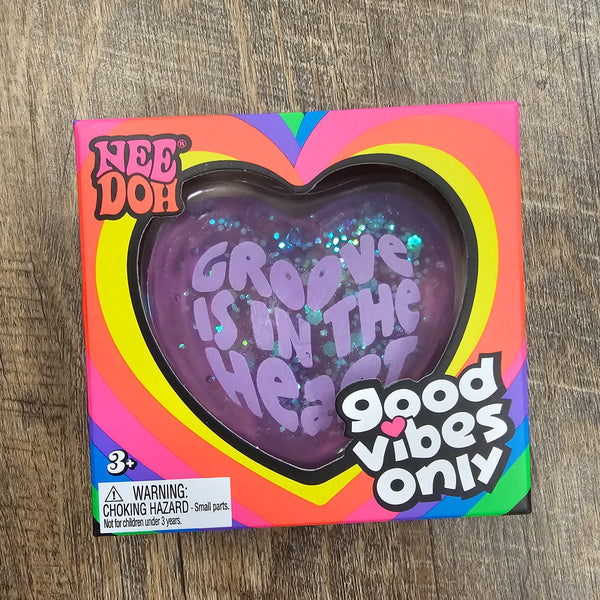 NeeDoh Good VIbes Only Heart