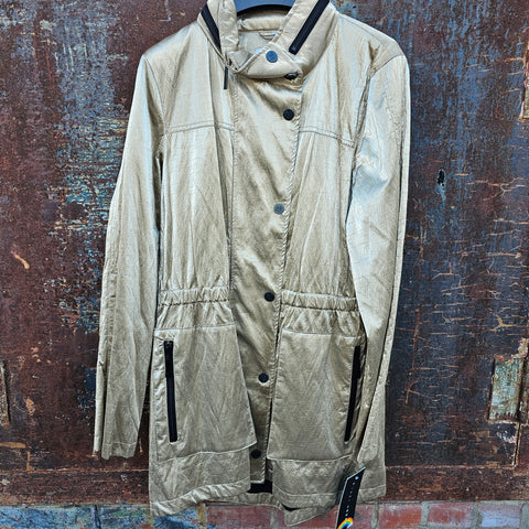 Nikki Jones Parker Gold Foil Rain Jacket