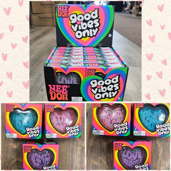 NeeDoh Good VIbes Only Heart