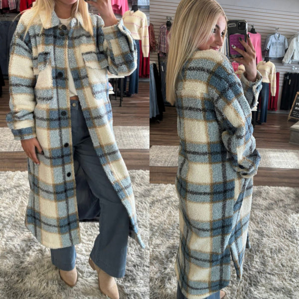 Tribal Long Sherpa Jacket