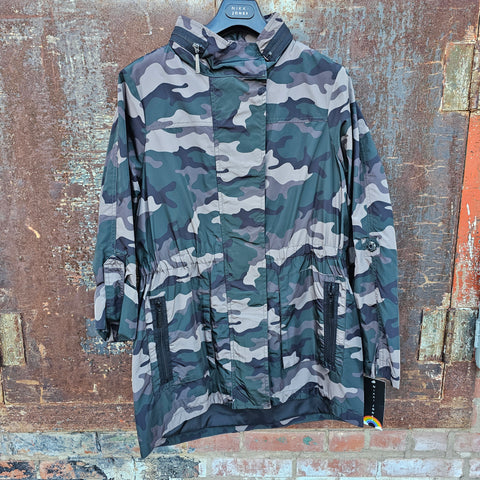 Nikki Jones Parker Camo Rain Jacket