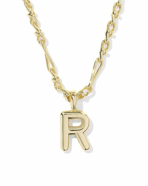 Kendra Scott Bubble Letter Short Pendant Necklace