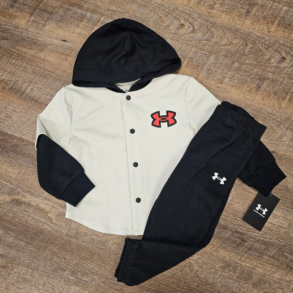 UA Boy Summit White Jersey Set