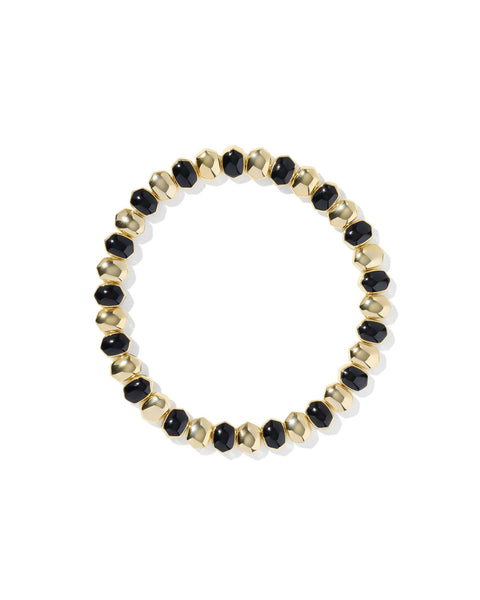 Daphne Enamel Gold Stretch Bracelet