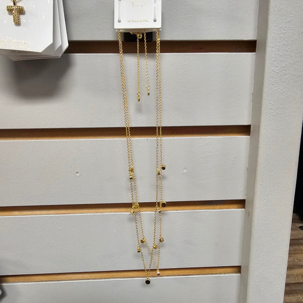 Amanda Blu Gold Dot Strand Necklace