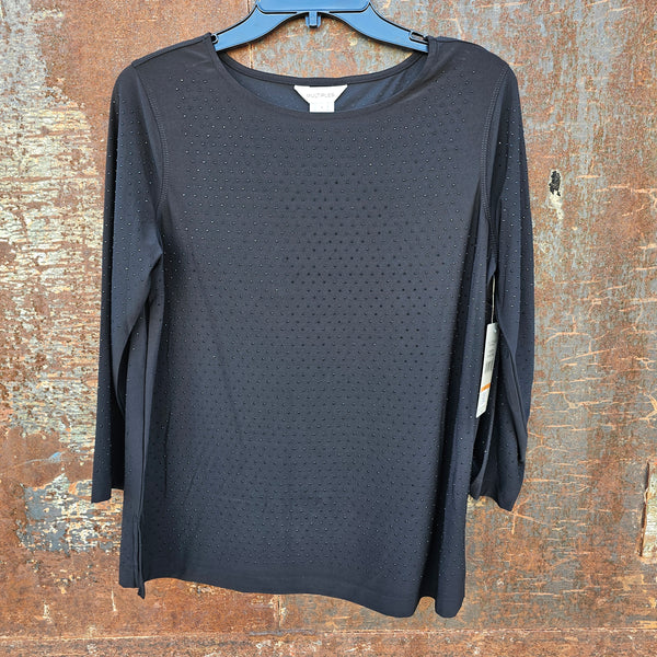 Multiples Black Studded Shirt