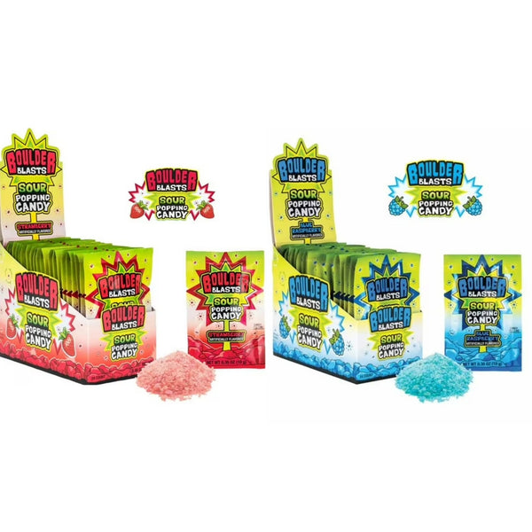 Boulder Blasts Sour Popping Candy