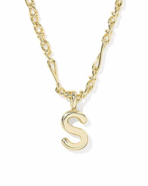 Kendra Scott Bubble Letter Short Pendant Necklace
