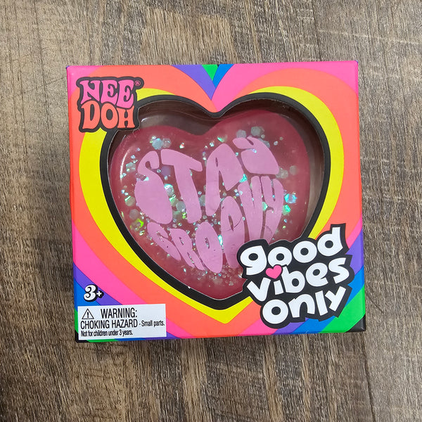 NeeDoh Good VIbes Only Heart
