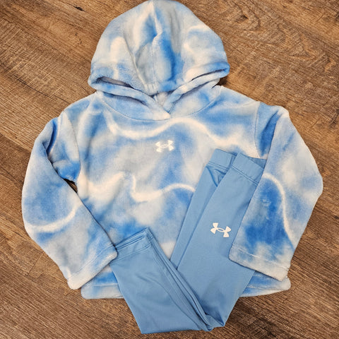 UA Girls Nimbus Blue Hoodie Set