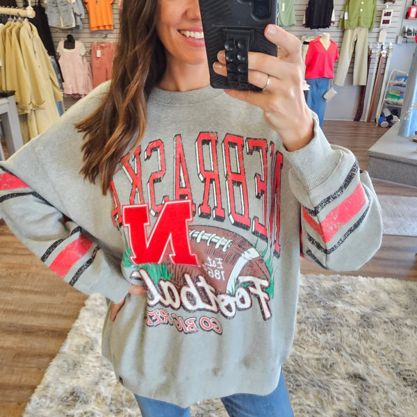 Nebraska Langford Fleece Crew
