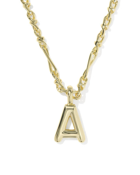 Kendra Scott Bubble Letter Short Pendant Necklace