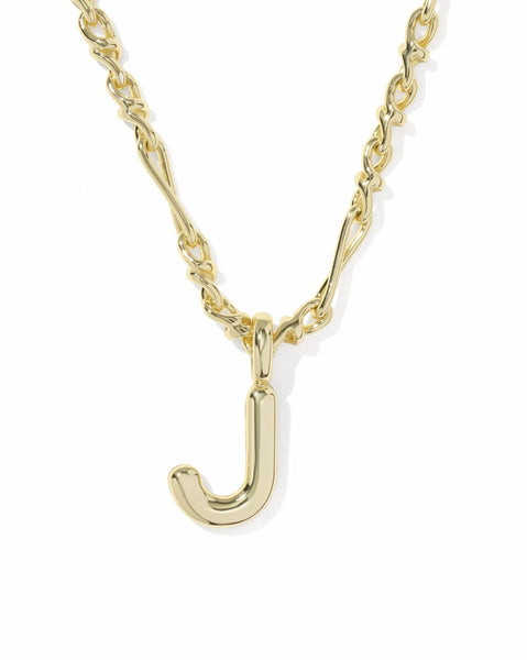 Kendra Scott Bubble Letter Short Pendant Necklace