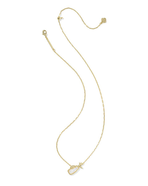 Golf Gold Short Pendent Necklace