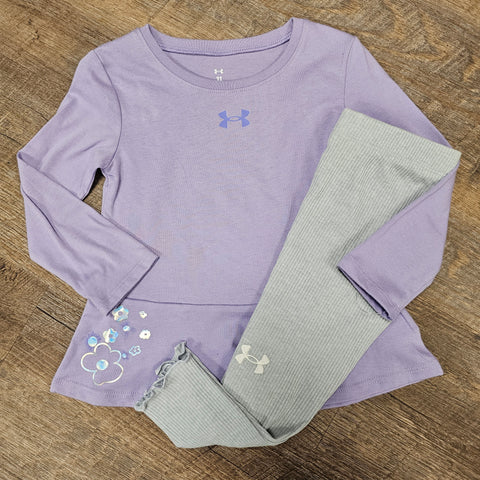 UA Girls Transparent Purple Set