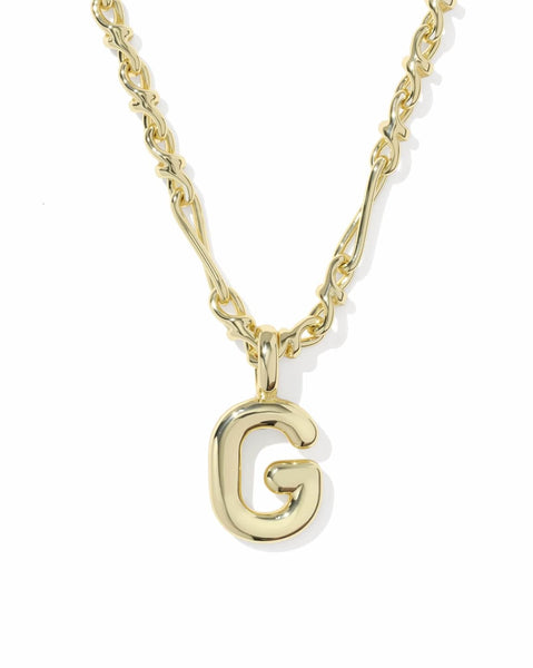 Kendra Scott Bubble Letter Short Pendant Necklace