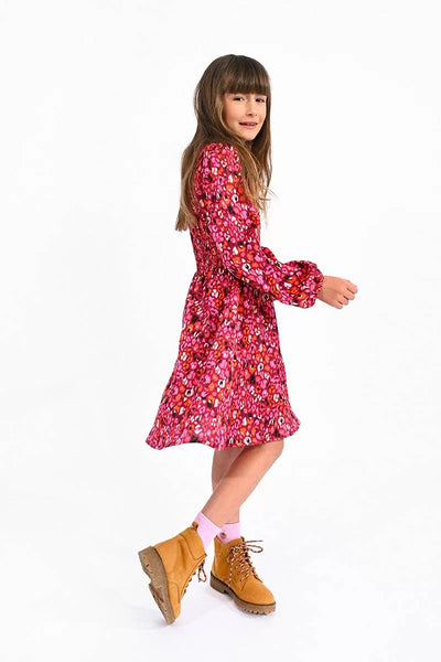Molly Bracken Pink Cheetah Print Dress