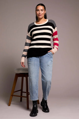 Tribal Combo Striped Sweater