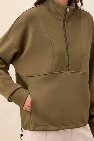 Tribal Sport Techno Quarter Zip Pullover