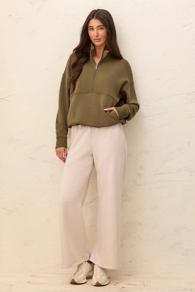 Tribal Sport Techno Quarter Zip Pullover