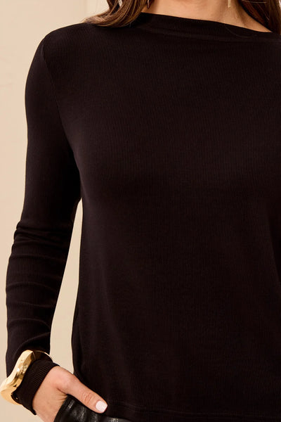 Wear Two Ways Long Sleeve Button-Front Knit Top