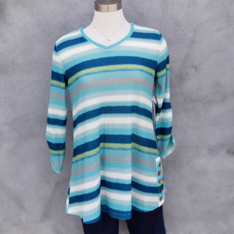 Multiples Teal Wave Top