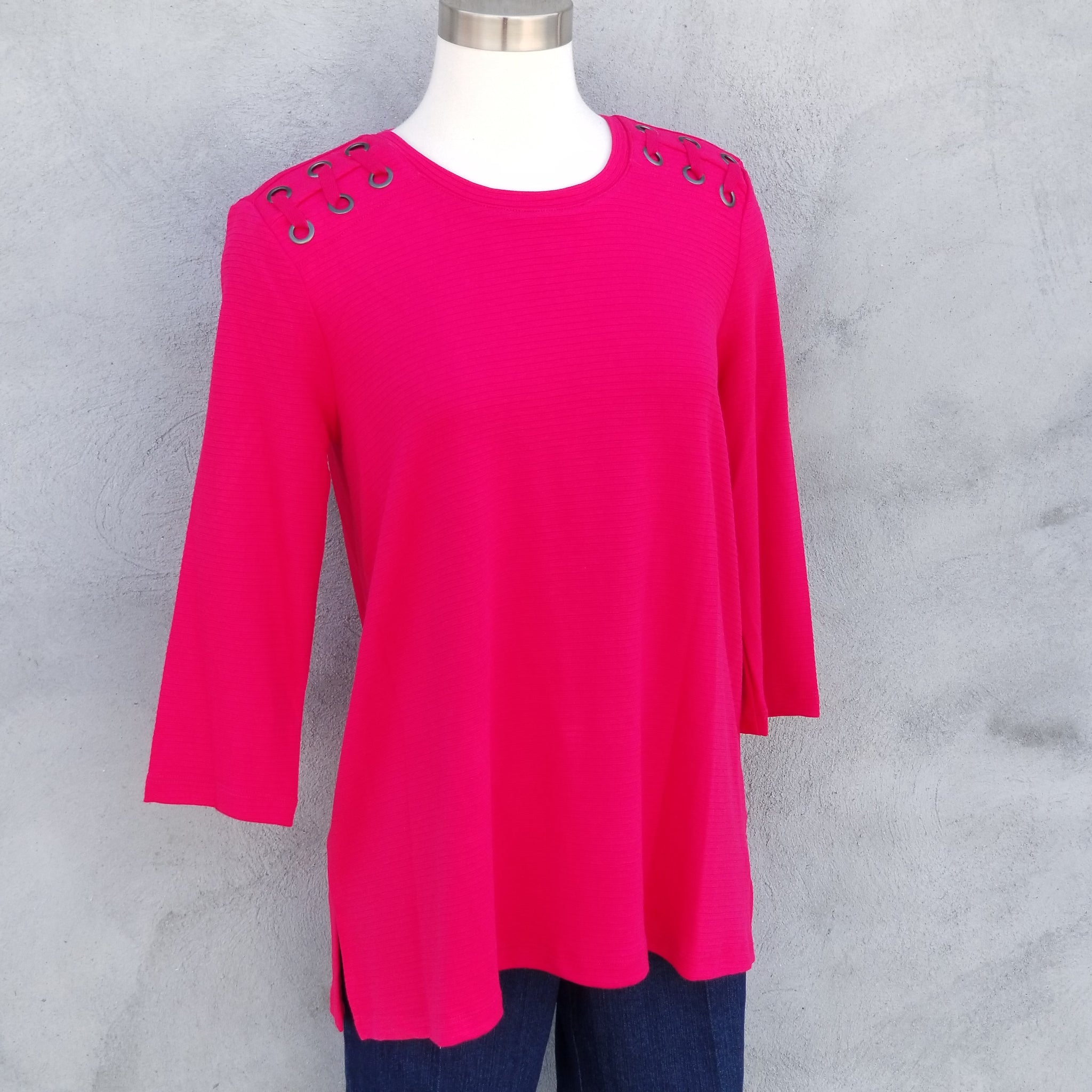 Multiples Strawberry Pink Blouse