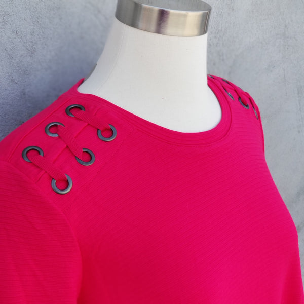 Multiples Strawberry Pink Blouse