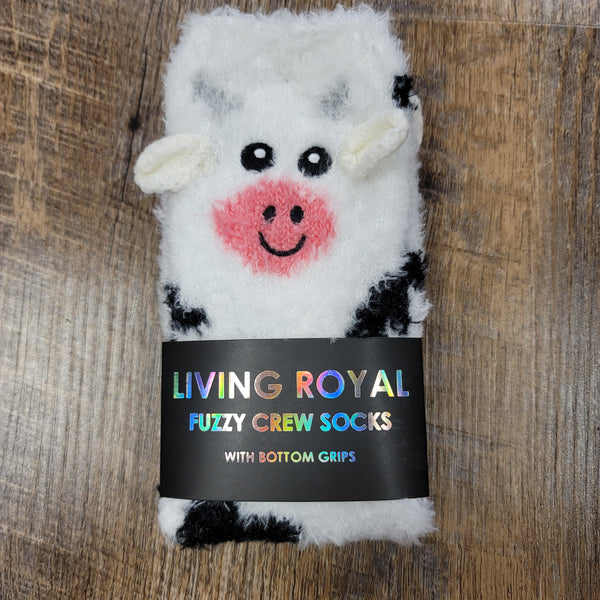 Living Royal Fuzzy Crew Socks