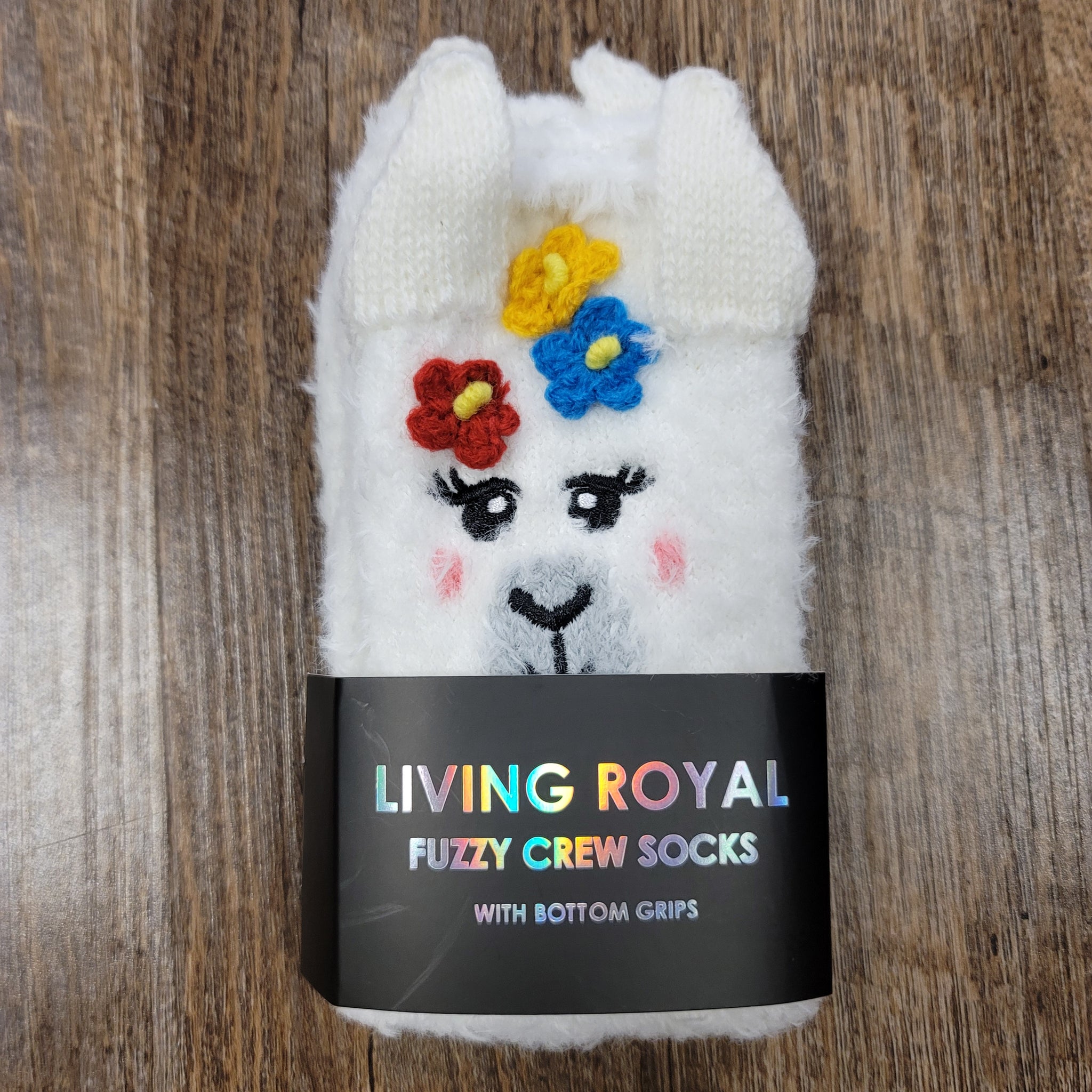 Living Royal Fuzzy Crew Socks