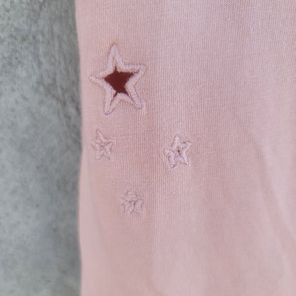 Pink Star Detail Tie Top
