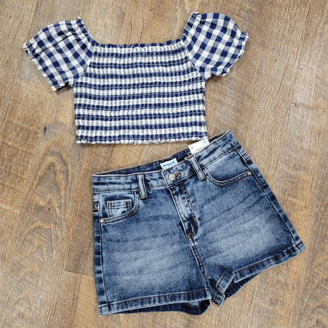 Mayoral Gingham Top