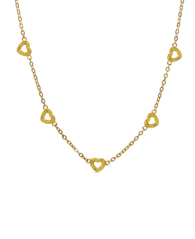 Lily Nily Heart Station Necklace