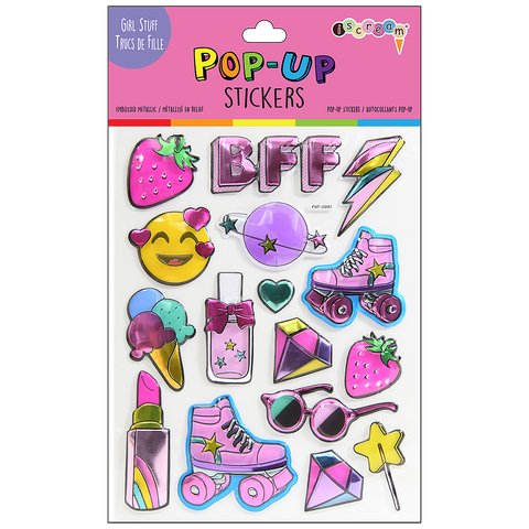 Girl Stuff Pop-Up Stickers