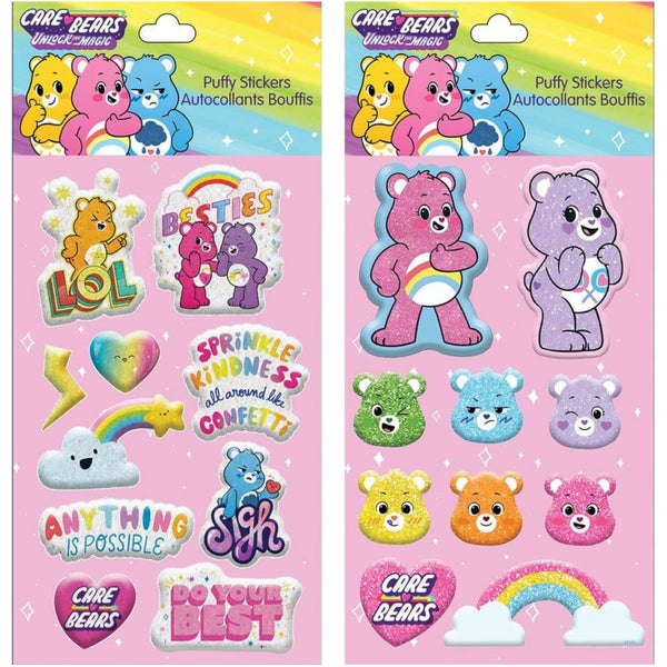 Care Bears Puffy Stickers