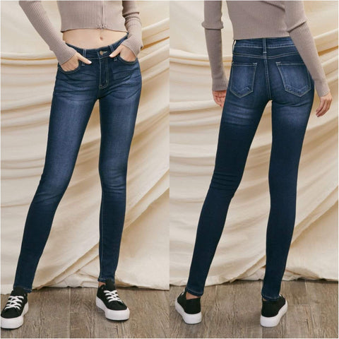 KanCan Mid Rise Super Skinny Jeans