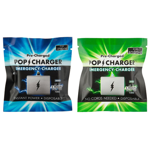 Pop Charger Disposable Emergence Chargers