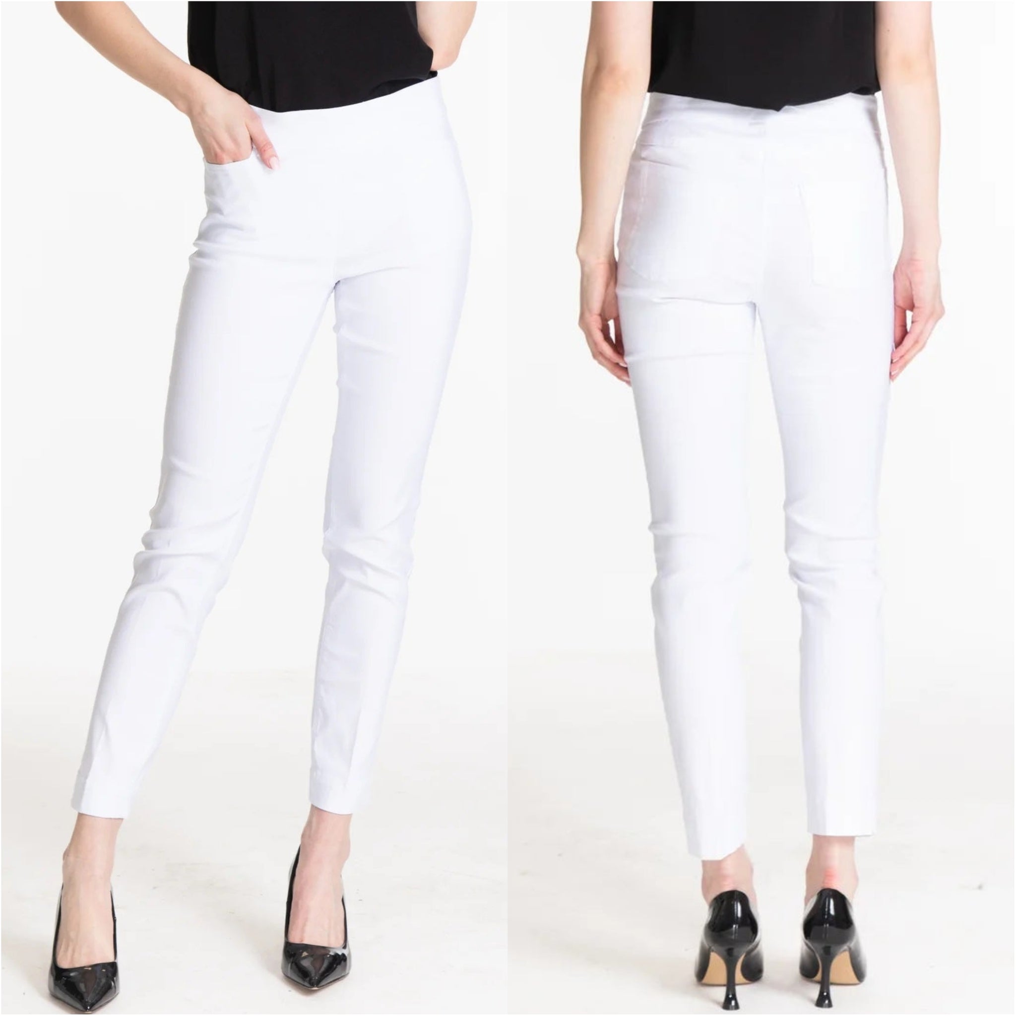 Slim-Sation White Ankle Pant