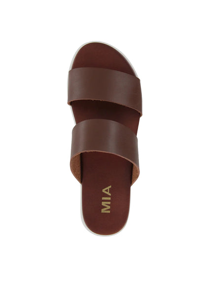 MIA Saige Sandal in Cognac