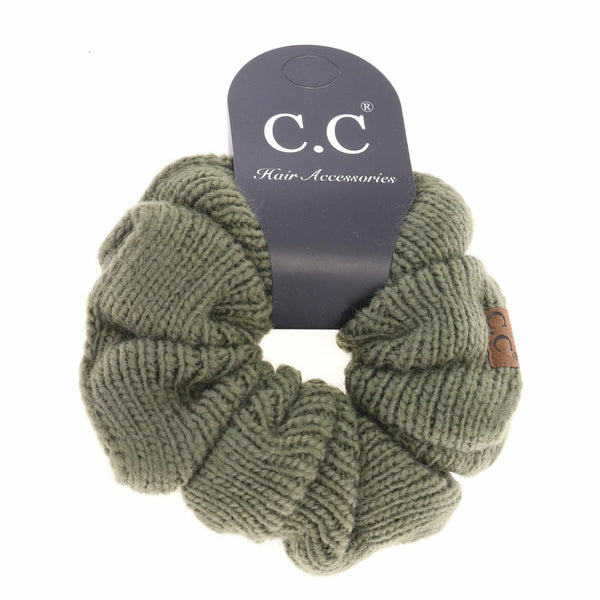 C.C Beanie Oversized Knit Scrunchie