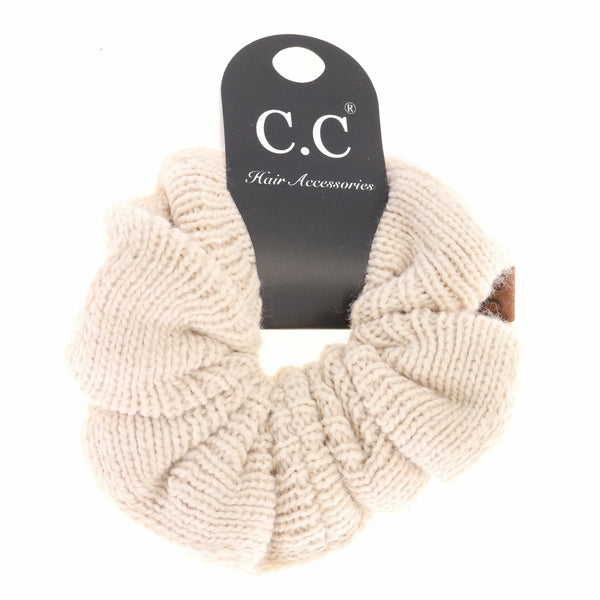 C.C Beanie Oversized Knit Scrunchie