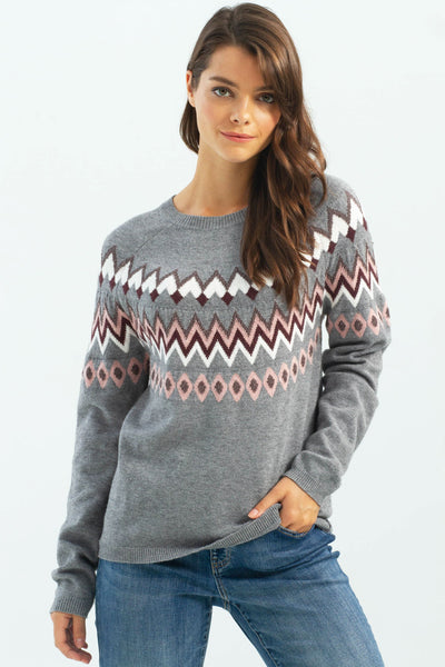 Charlie B. Grey Mixed Sweater