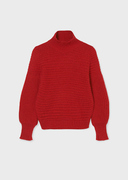 Mayoral Red Turtleneck Sweater